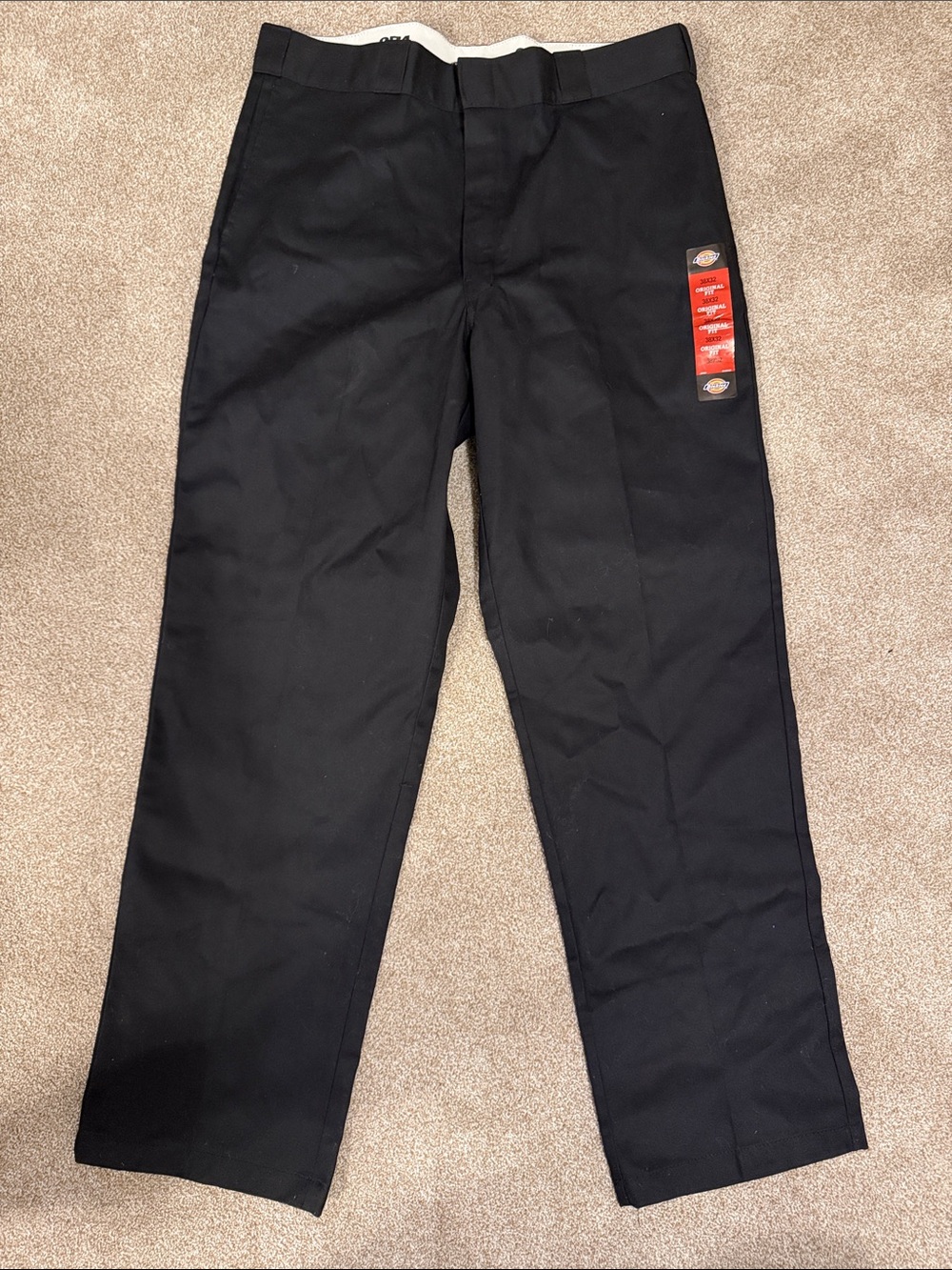 Dickies 874 Original Fit Black pants, size 38x32. New with tags!